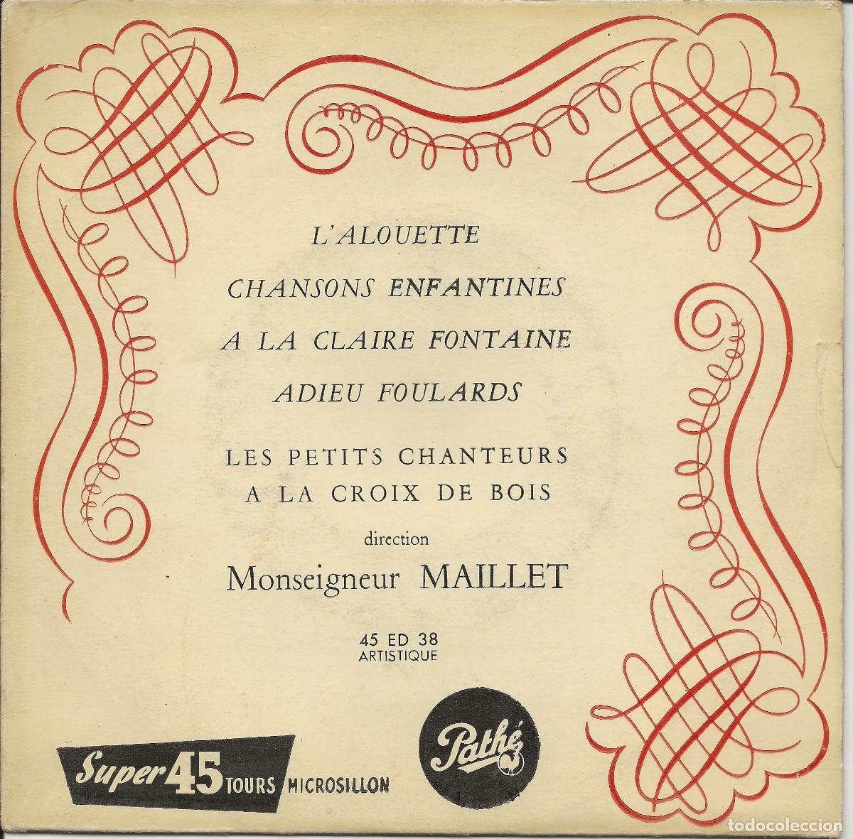 Discos de vinilo: LES PETTS CHANTEURS A LA CROIX DE BOIS - VINYLE 45 TOURS