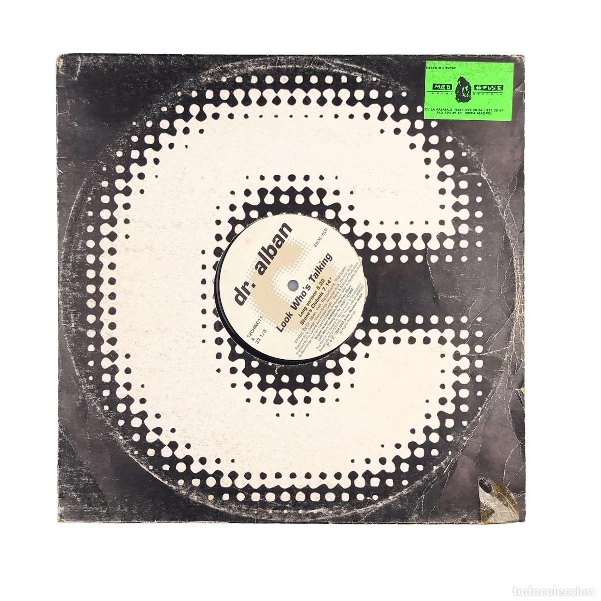 Discos de vinil: MAXI LP. Dr. Alban. Look Who's Talking (G+/G+)