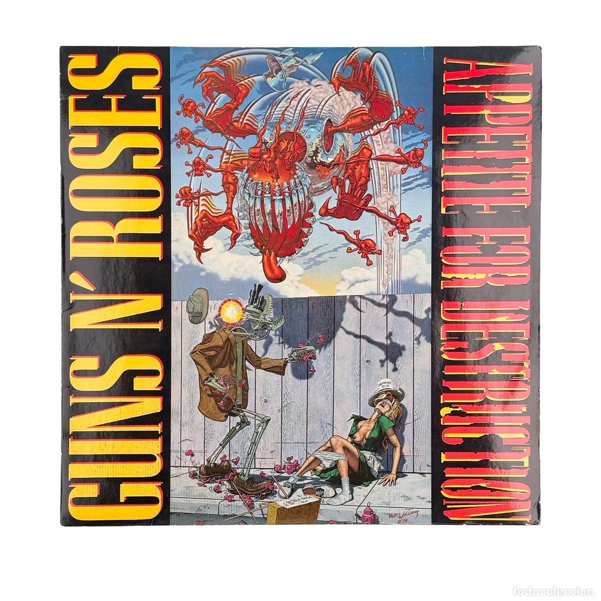 Vinyl records: LP. Guns N' Roses. Appetite For Destruction (G+/VG+)