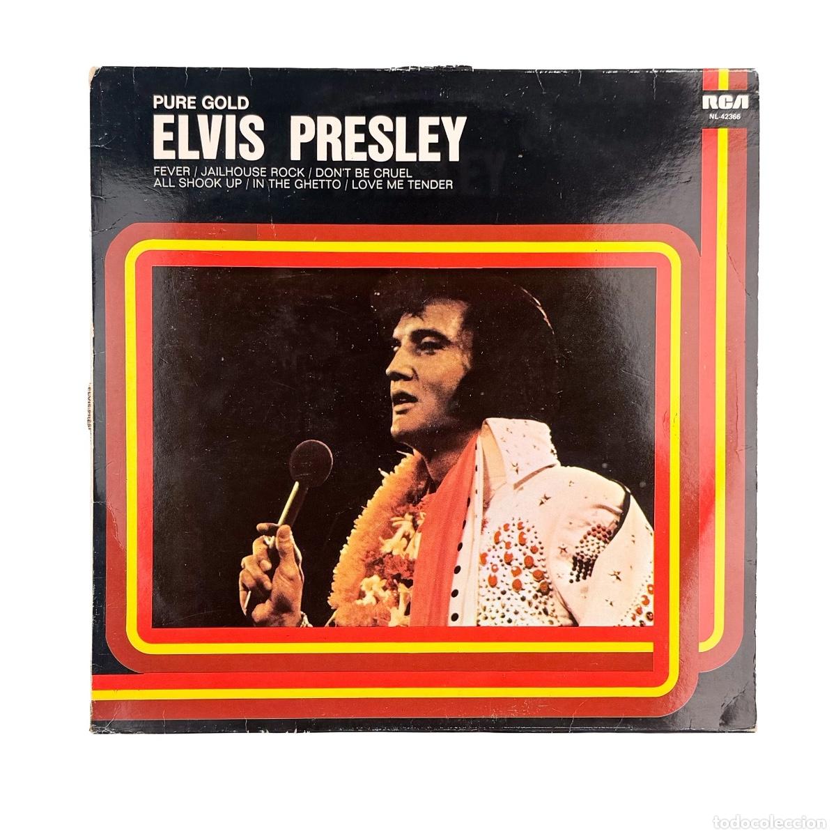 Discos de vinilo: LP. Elvis Presley. Pure Gold (G/VG)
