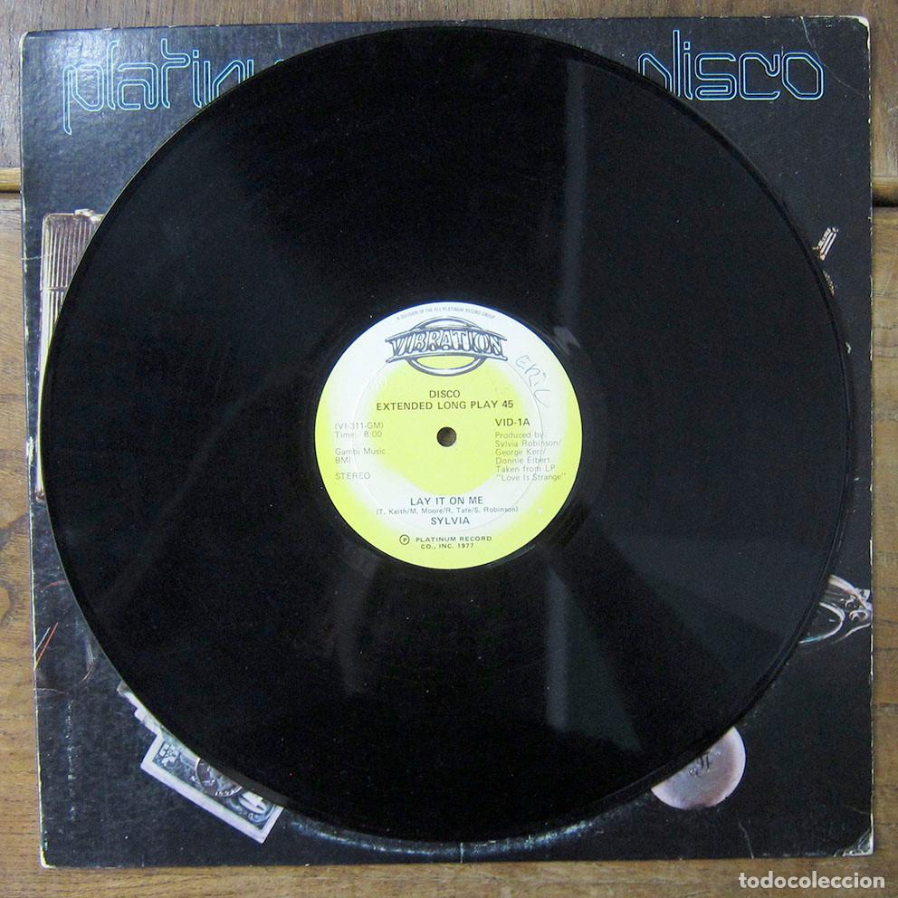 Discos de vinilo: SYLVIA - LAY IT ON ME / STOP (BOY) - 1977 - - Foto 2