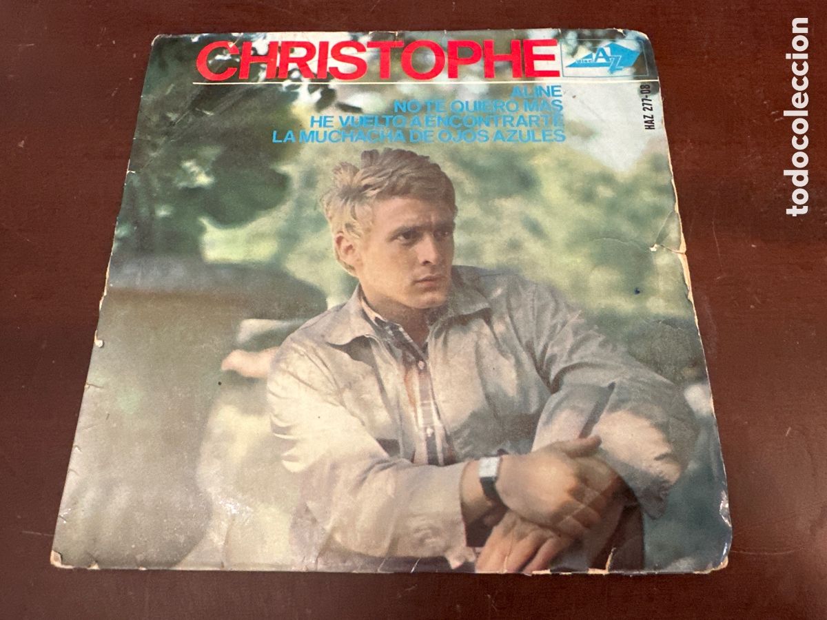 Discos de vinilo: CHRISTOPHE. ALINE + 3. EP. DISC&acute;AZ, 1965. - Foto 7