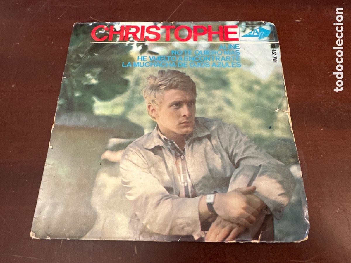 Discos de vinilo: CHRISTOPHE. ALINE + 3. EP. DISC&acute;AZ, 1965. - Foto 1