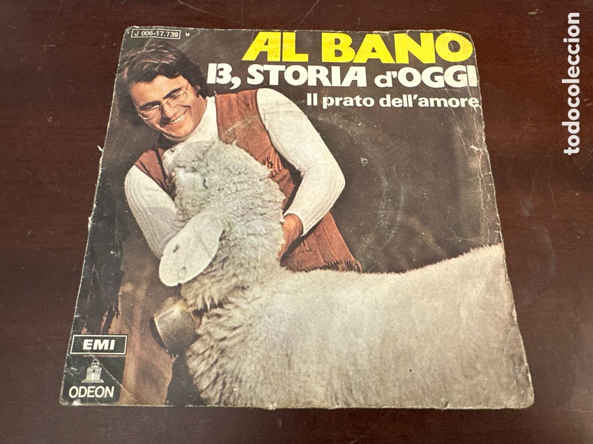 Discos de vinilo: AL BANO - 13 STORIA DOGGI - LL PRATO DELL AMORE - ODEON