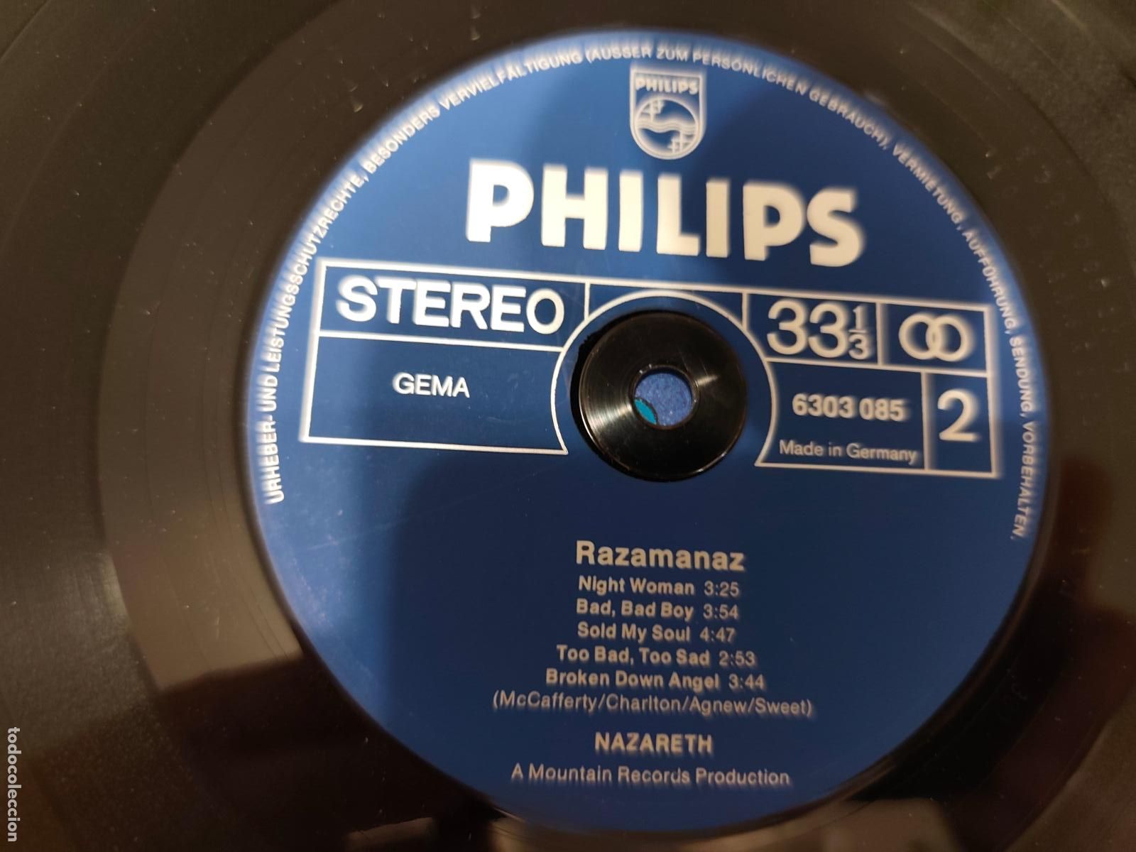 Discos de vinilo: Nazareth &ndash; Razamanaz- LP disco vinilo - Foto 2