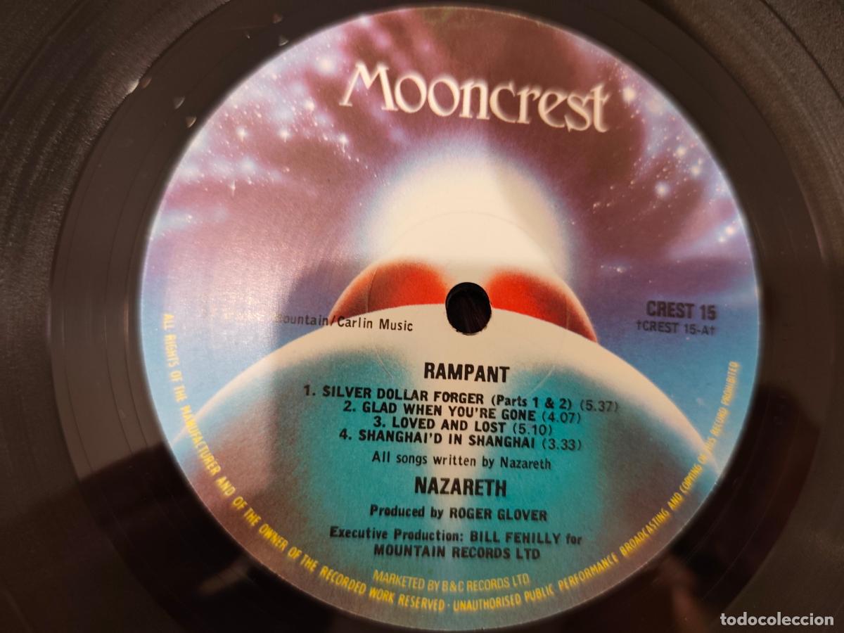 Discos de vinilo: Nazareth &ndash; Rampant- (1974) LP disco vinilo - Foto 2
