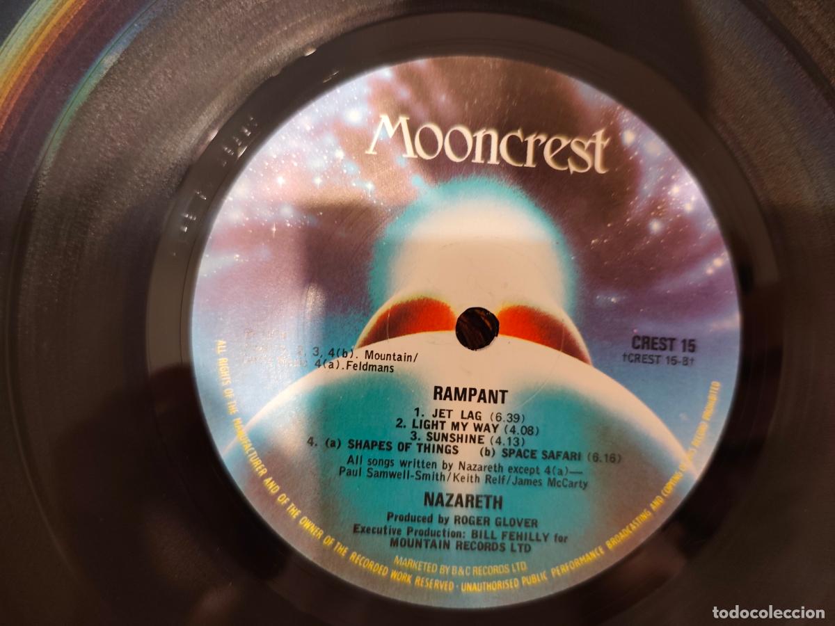 Discos de vinilo: Nazareth &ndash; Rampant- (1974) LP disco vinilo - Foto 3