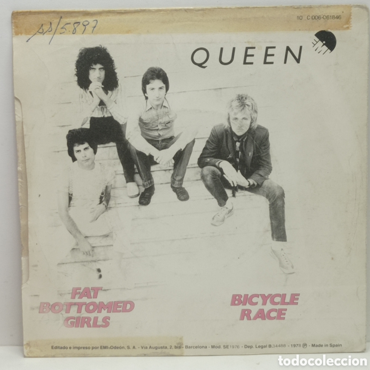 Discos de vinilo: QUEEN, BICYCLE RACE (EMI 1978) - Foto 2