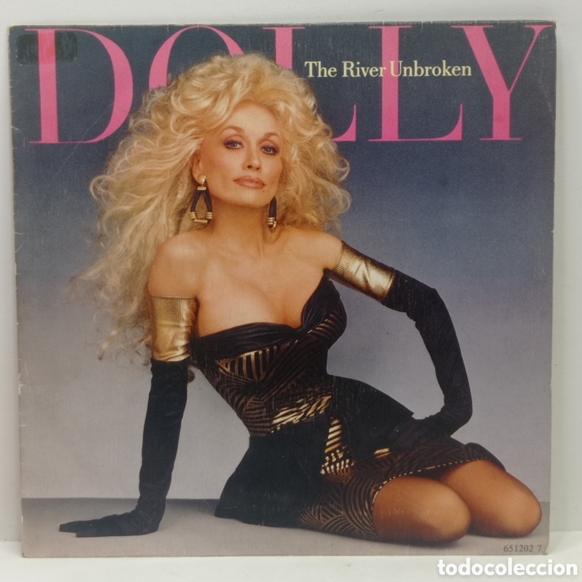 Discos de vinilo: DOLLY PARTON, THE RIVER UNBROKEN (CBS PROMO 1987) -SOLO CARA A-
