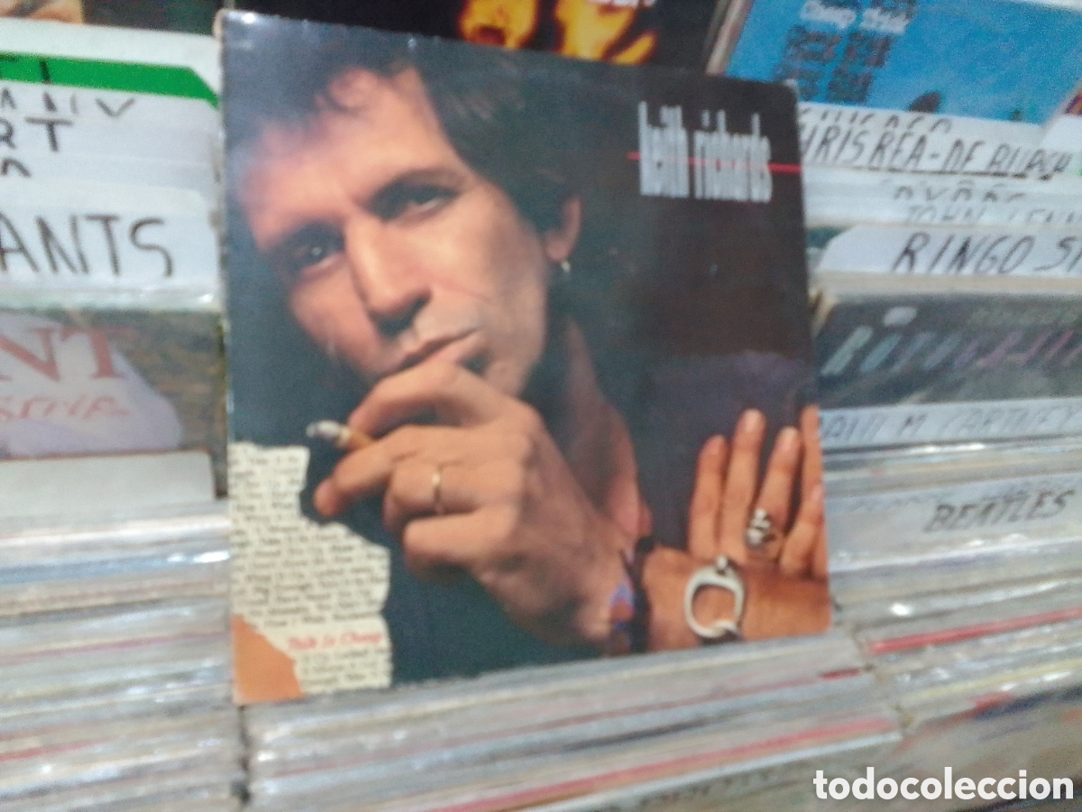 Discos de vinilo: Keith Richards, talk is cheap