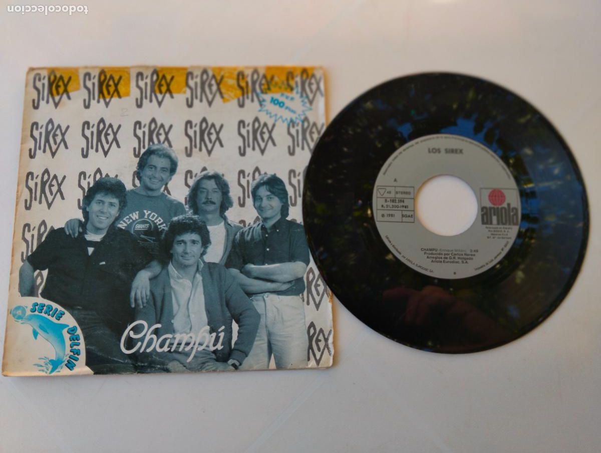 Discos de vinilo: LOS SIREX, CHAMPU, EDITA ARIOLA, A&Ntilde;O 1981