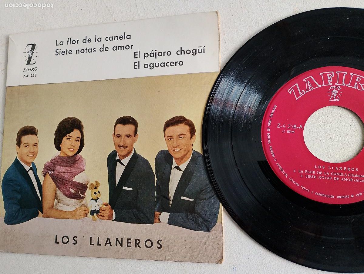 Discos de vinilo: Los Llaneros &ndash; La Flor De Canela,1961, - Foto 3