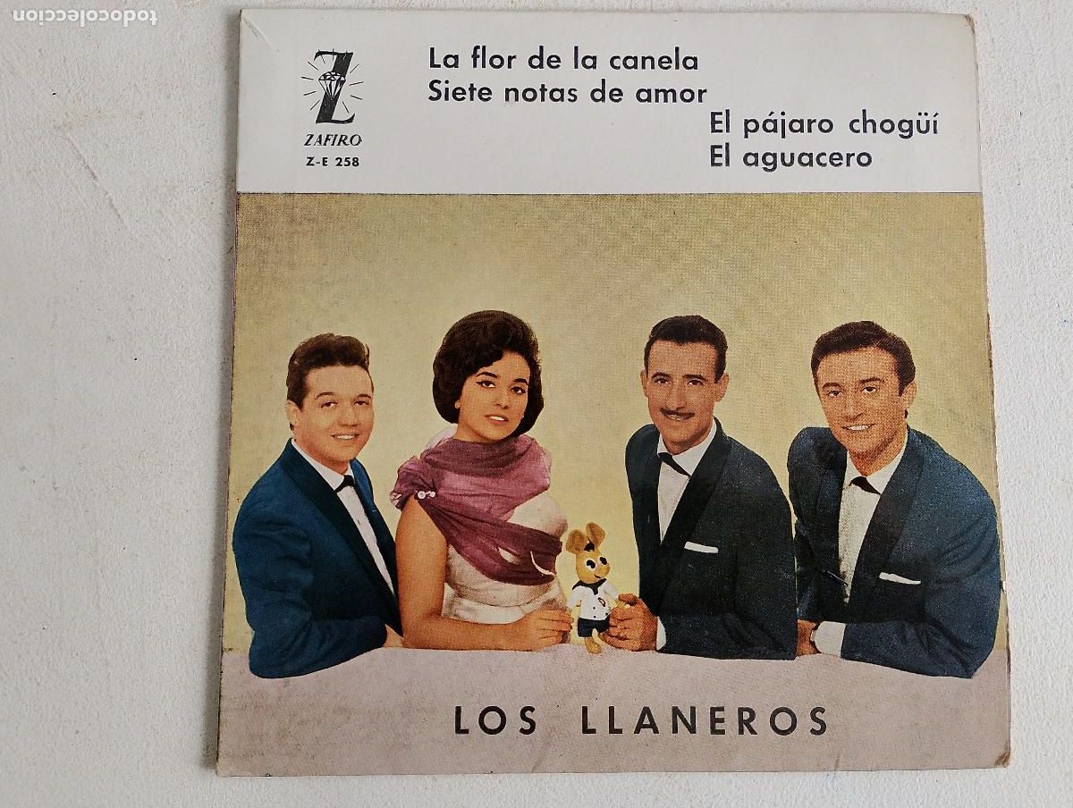 Discos de vinilo: Los Llaneros &ndash; La Flor De Canela,1961, - Foto 1