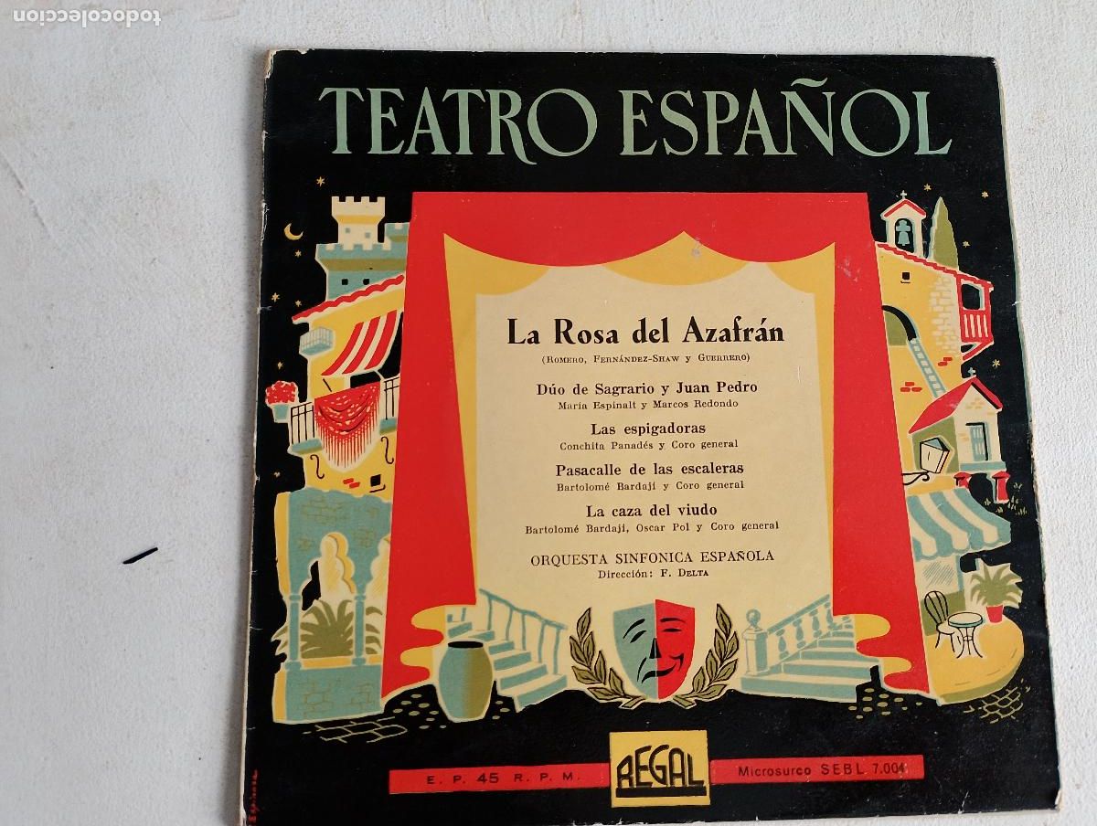 Discos de vinilo: La Rosa Del Azafr&aacute;n,1958, - Foto 3