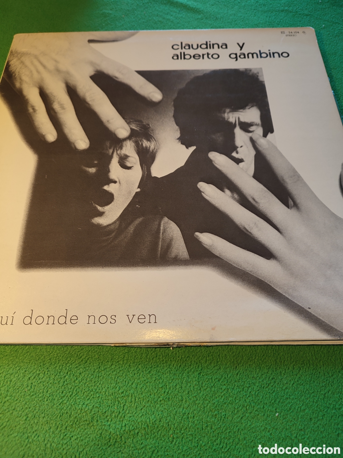 Discos de vinilo: Claudina y Alberto Gambino - Aqu&iacute; donde nos ven