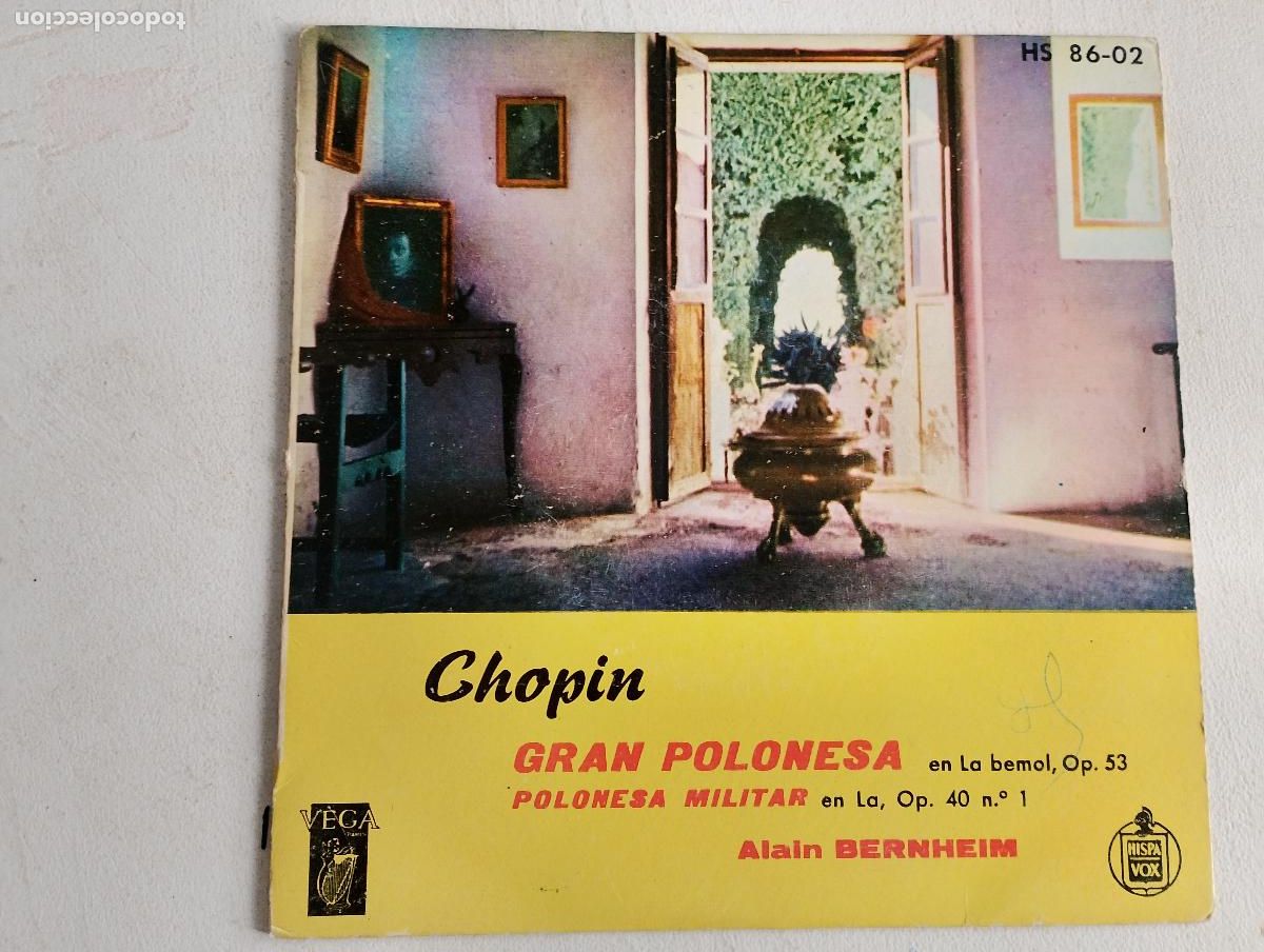 Discos de vinilo: Chopin &ndash; Alain Bernheim &ndash; Gran Polonesa, 1959