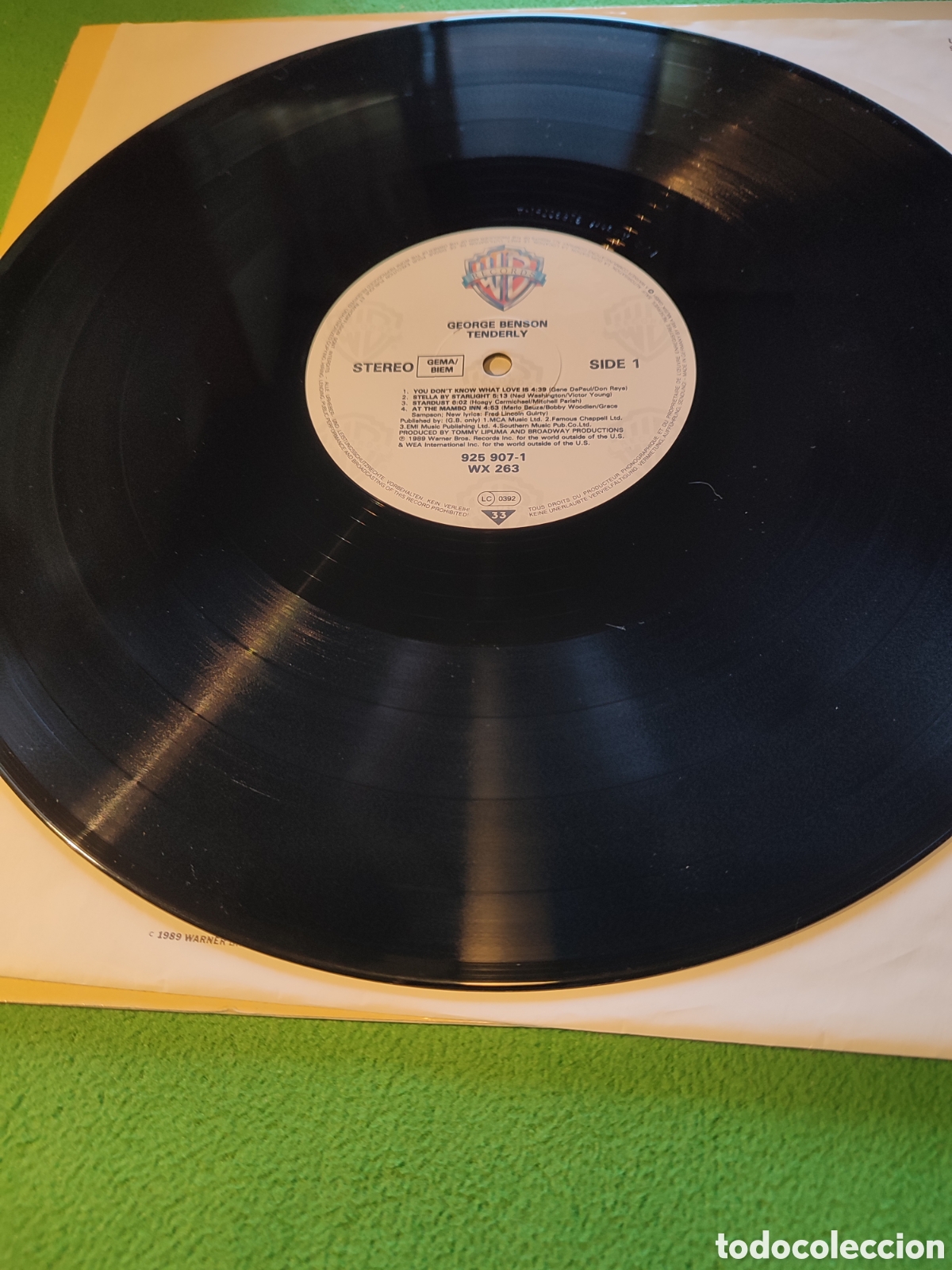 Discos de vinilo: George Benson - Tenderly edicion 1989 - Foto 3