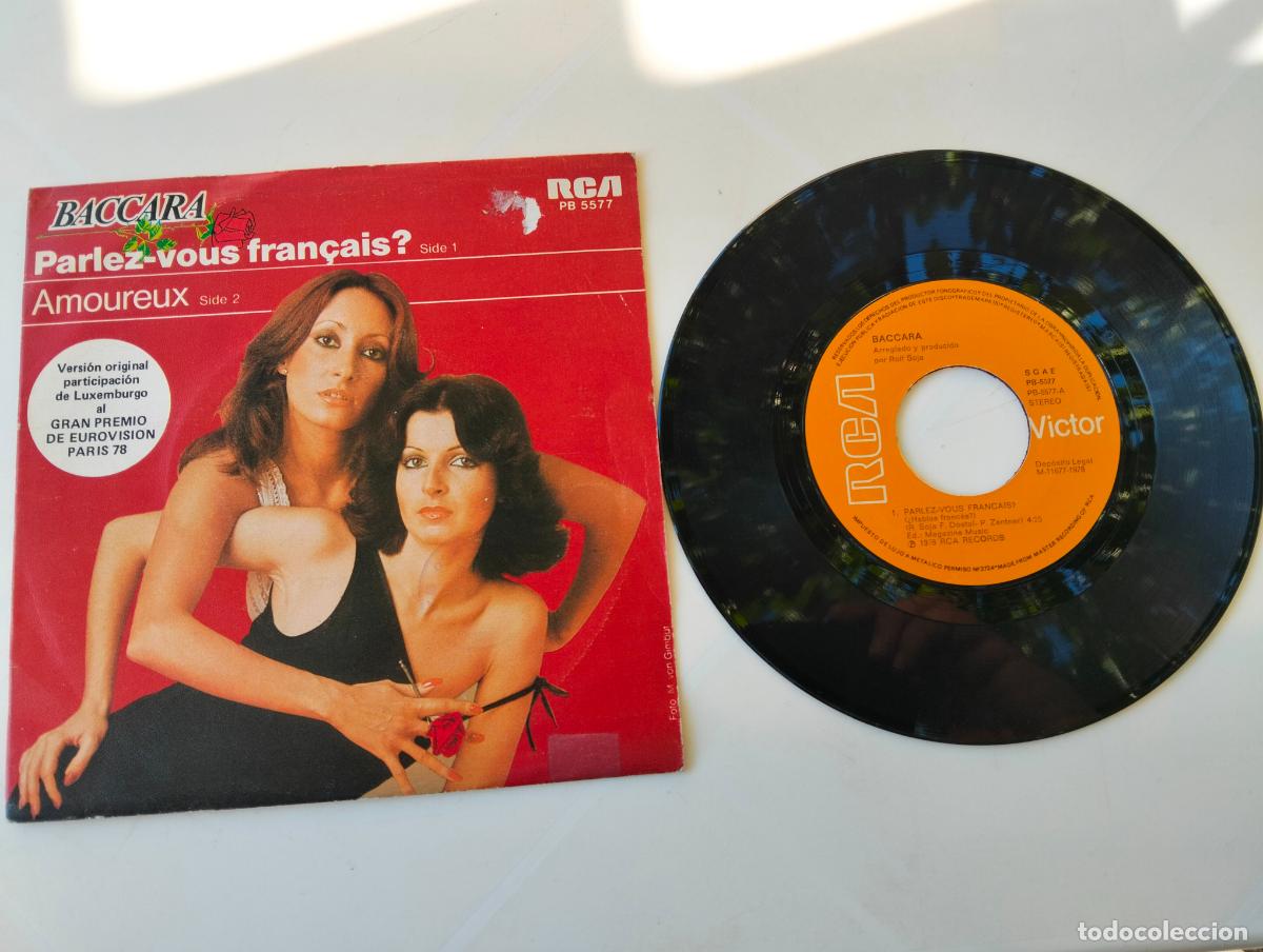 Discos de vinilo: BACCARA, PARLEZ-VOUS FRANCAIS, EDITA RCA, A&Ntilde;O 1978
