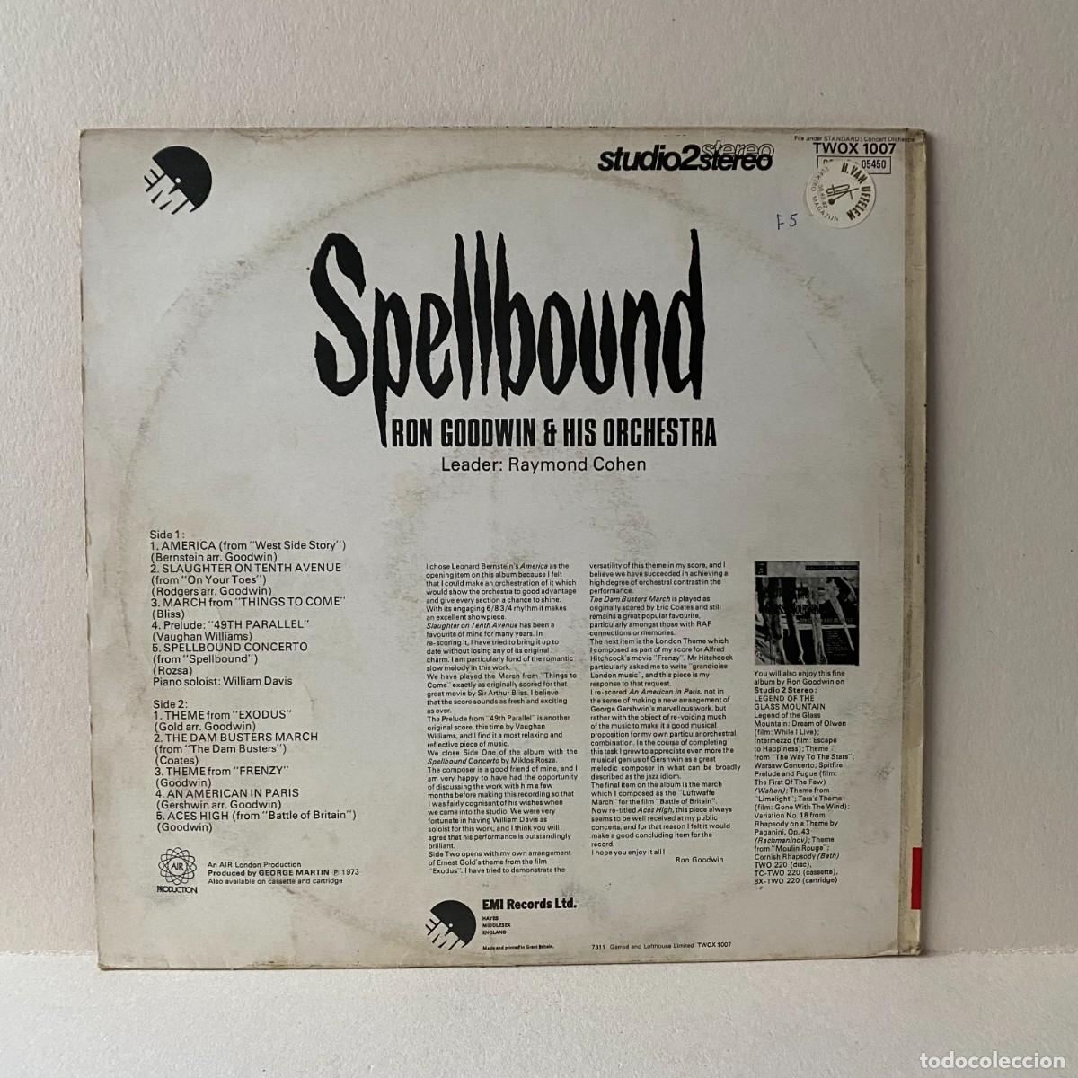 Discos de vinilo: Ron Goodwin And His Orchestra - Spellbound (LP) - Foto 3