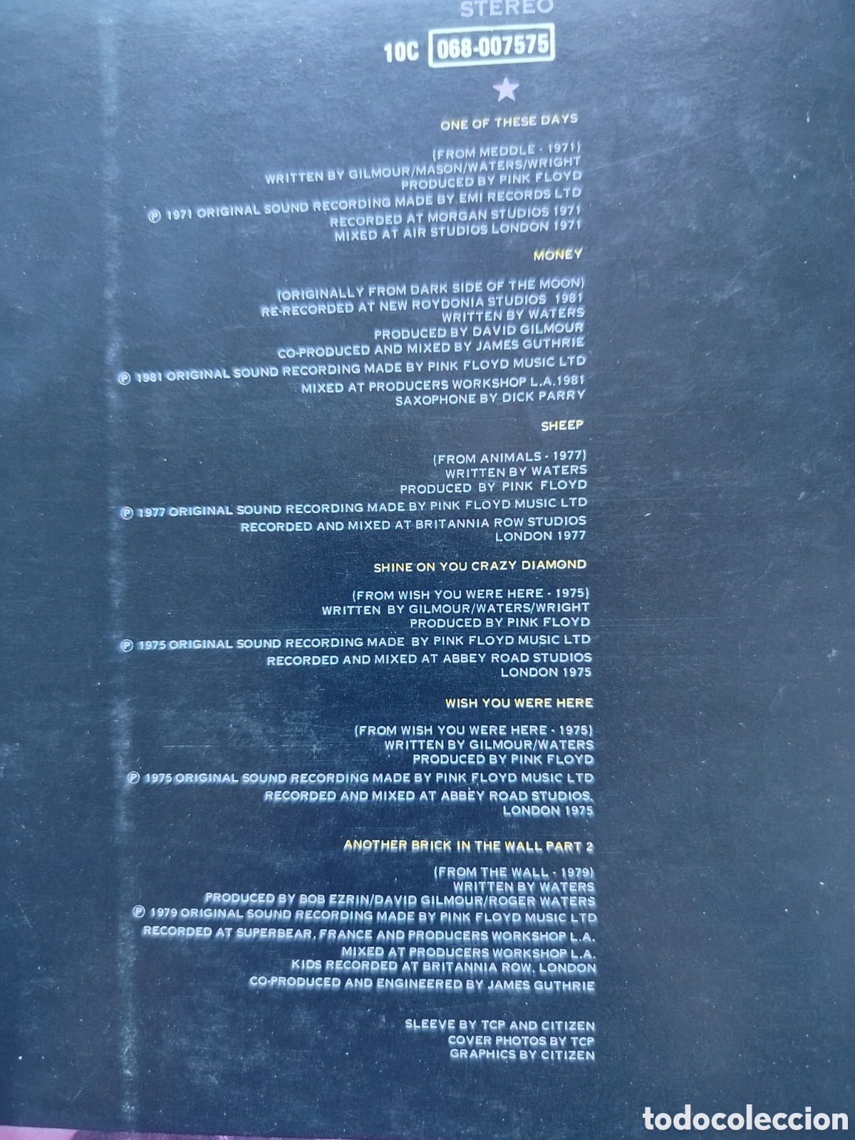 Discos de vinilo: Pink Floyd LP 1981.. - Foto 3