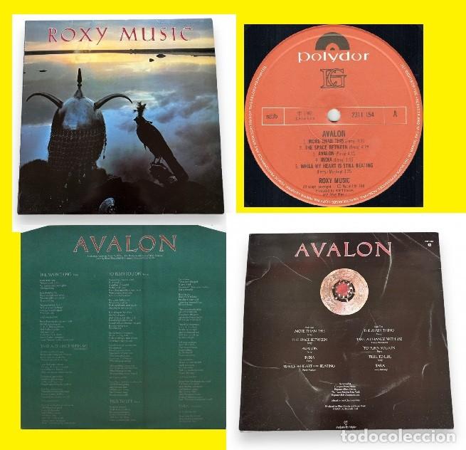 Discos de vinilo: ROXY MUSIC - AVALON 1982 !! Bryan Ferry, COMPLETA 1&ordf; ORIG EDIT + ENCARTE !! TODO EXC !!!!!!