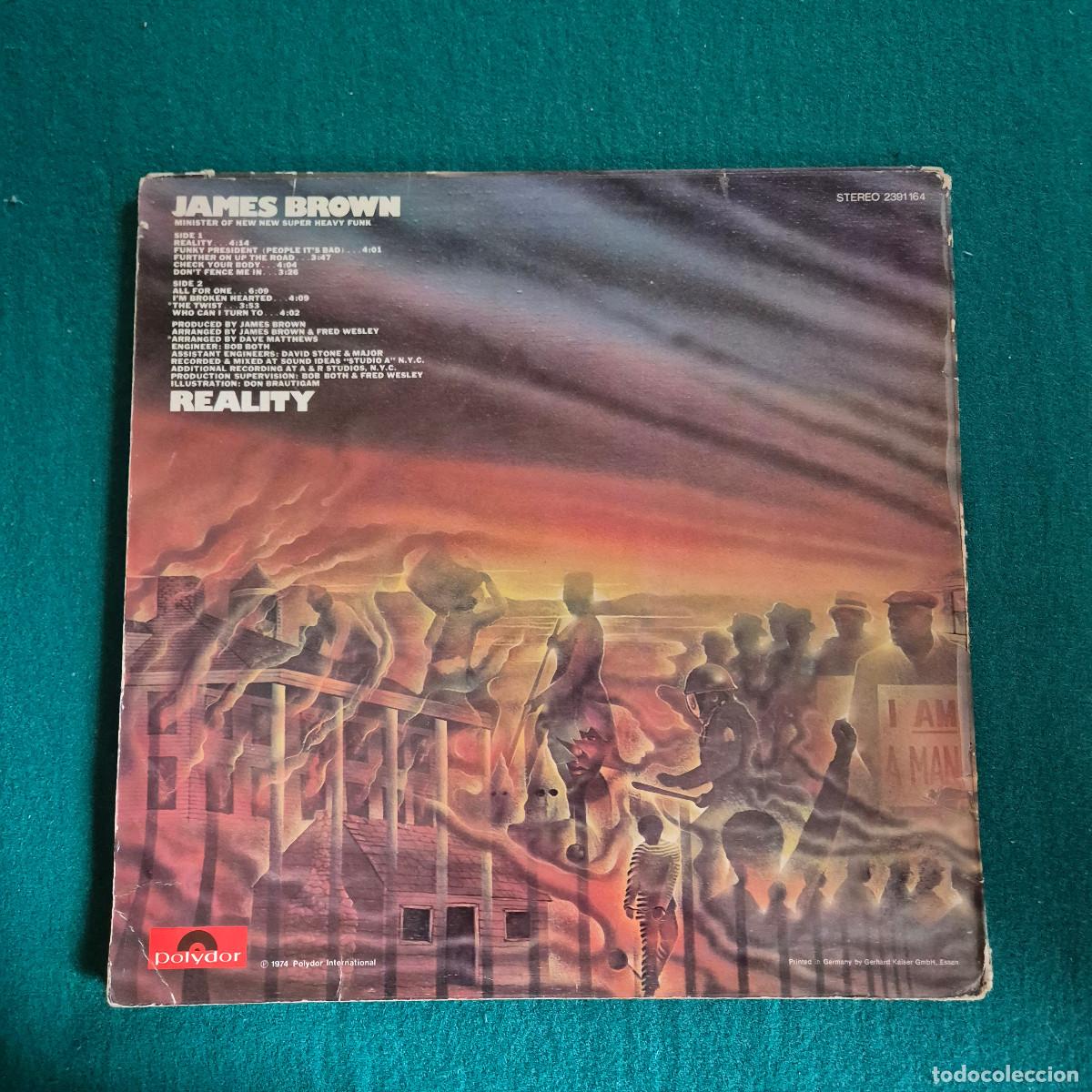 Discos de vinilo: James Brown &ndash; Reality - Foto 2