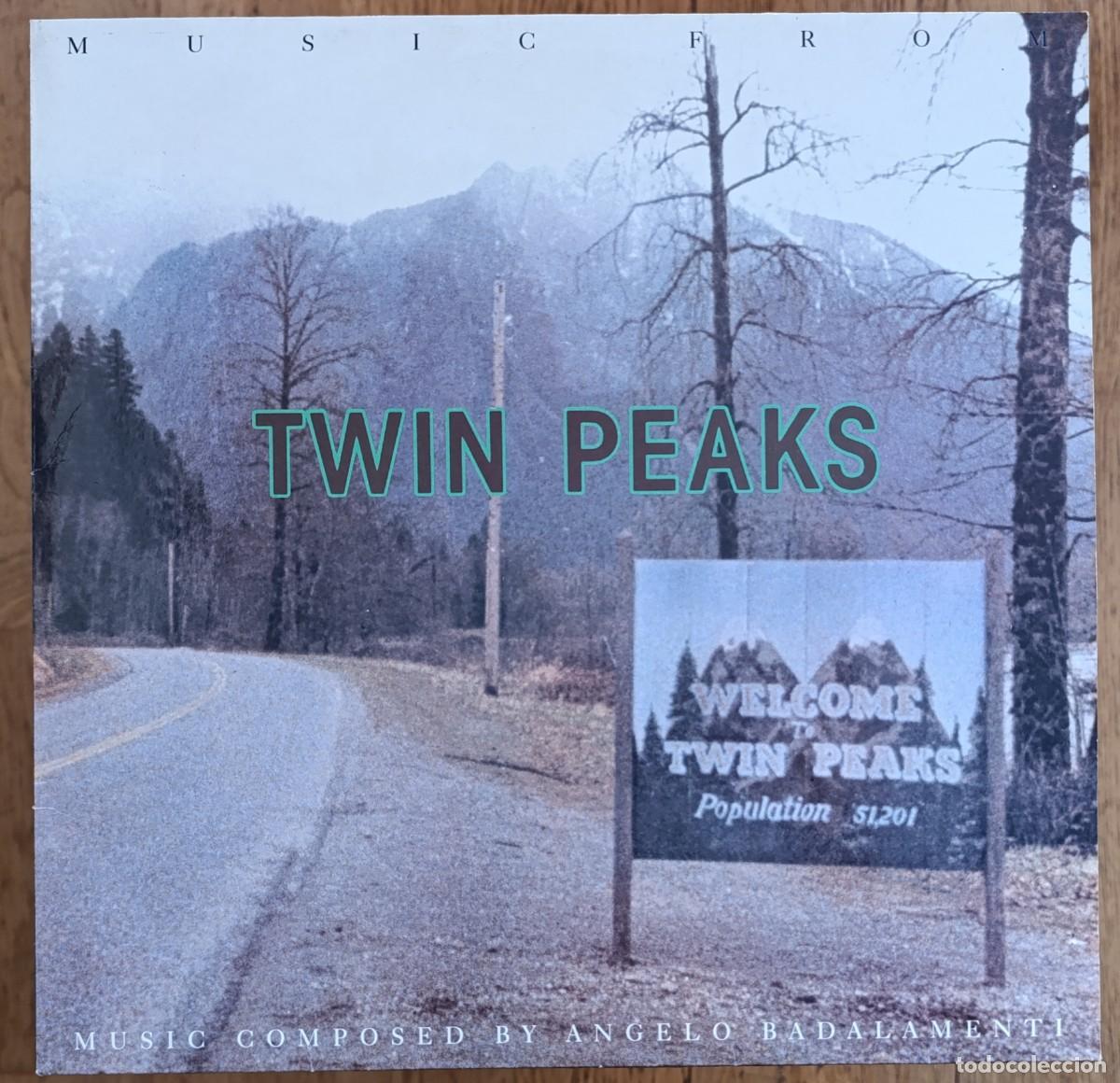 Discos de vinilo: TWIN PEAKS - SOUNDTRACK LP 1990 1&ordf; EDICION EUROPEA - ANGELO BADALAMENTI