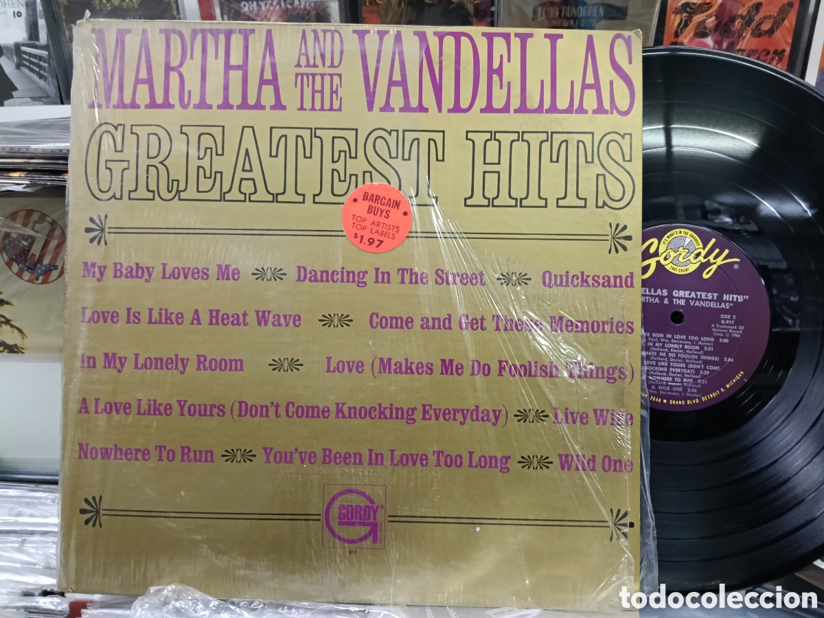Discos de vinilo: Martha and the vandellas lp greatest hits u.s.a.