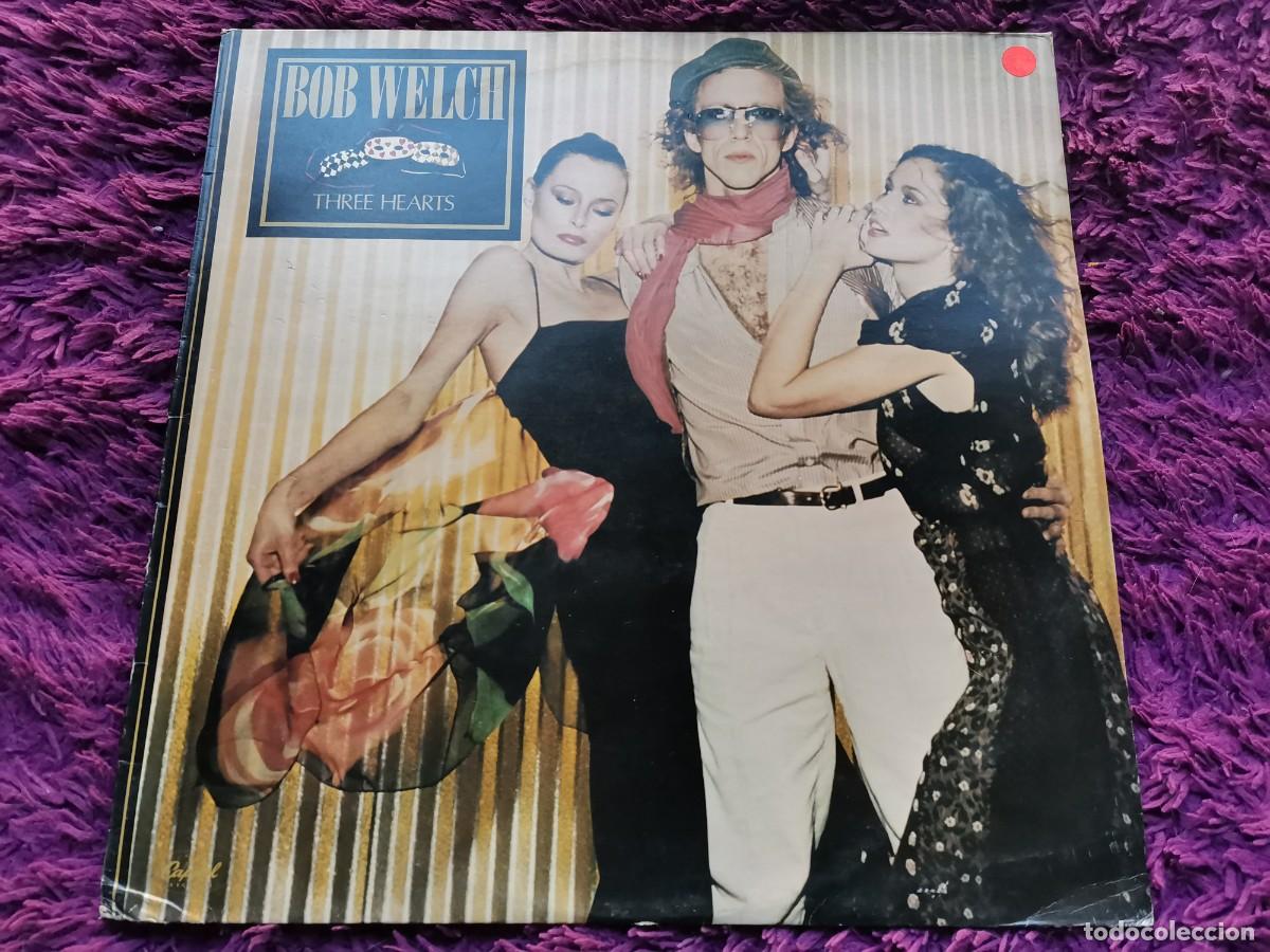 Discos de vinilo: Bob Welch &ndash; Three Hearts Vinilo LP 1979 UK EA-ST 11907