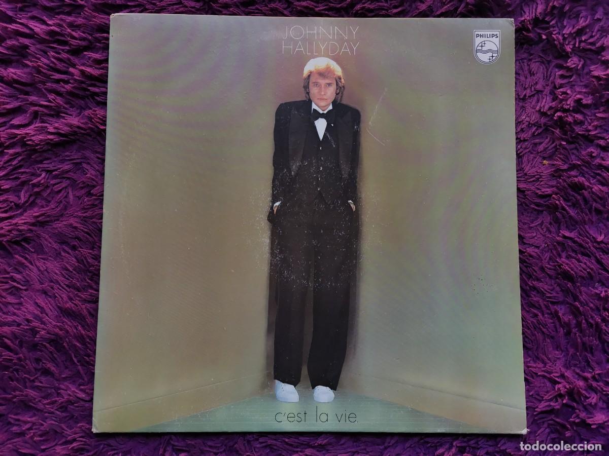 Discos de vinilo: Johnny Hallyday &ndash; C'est La Vie Vinilo LP 1977 France 9120 245