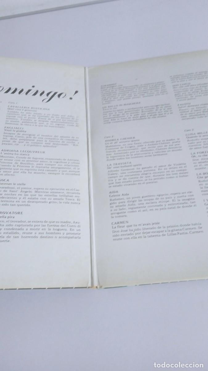 Discos de vinilo: PLACIDO DOMINGO Bravissimo, Domingo 2 L.ps. - Foto 2