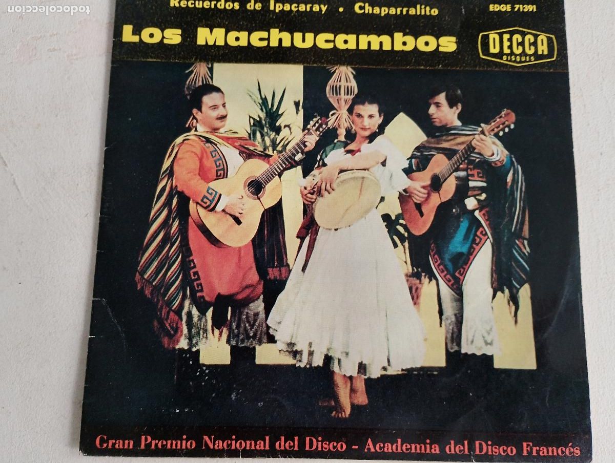 Discos de vinilo: Los Machucambos &ndash; La Petenera / Piedra Y Camino / Recuerdos De Ipacarai / Chaparralito, 1960