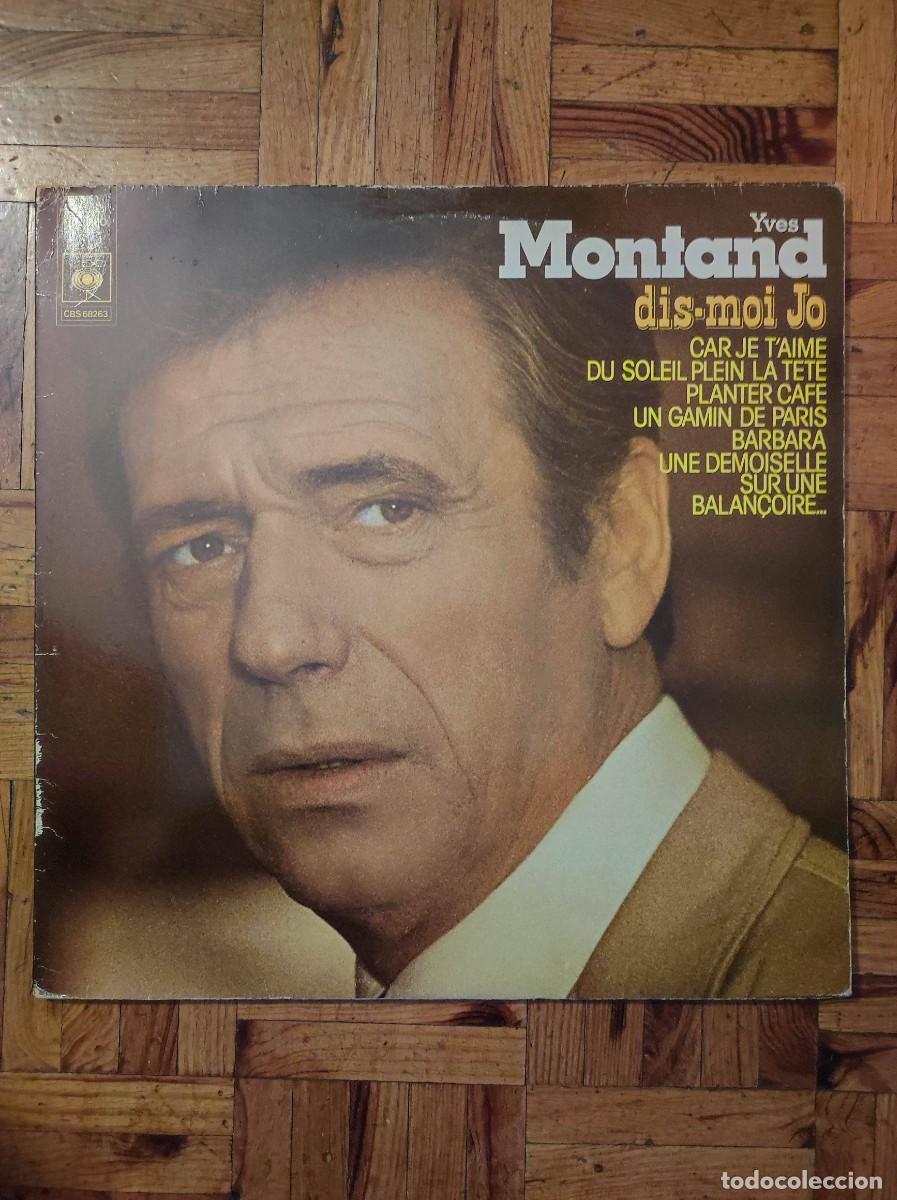 Discos de vinilo: Lote 2 Vinilos LP Chanson Fran&ccedil;aise - Yves Montand + Leny Escudero