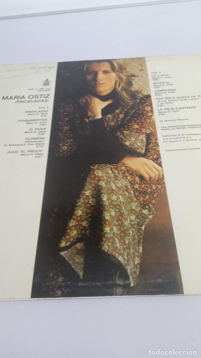 Discos de vinilo: MARIA OSTIZ Pinceladas - Foto 2