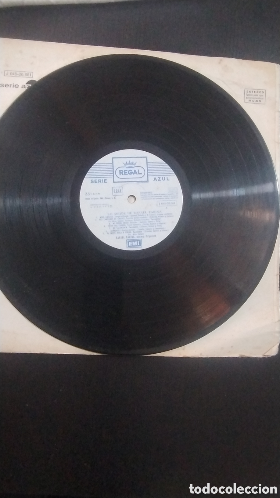 Discos de vinilo: Lo mejor de Rafael Farina LP - Foto 3