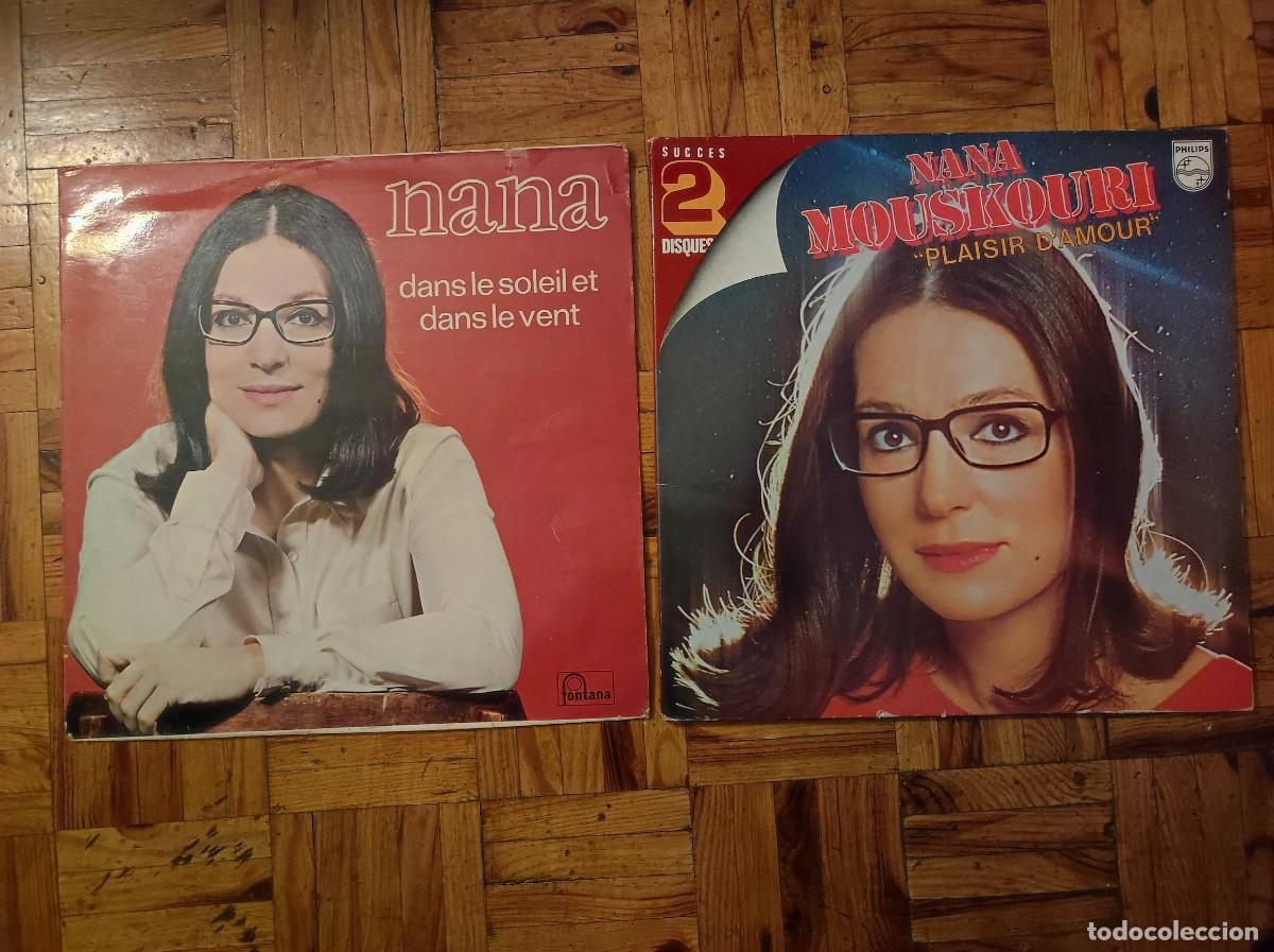Discos de vinilo: Lote 3 Vinilos LP Nana Mouskouri - Plaisir D'amour (2LP) + Dans Le Soleil