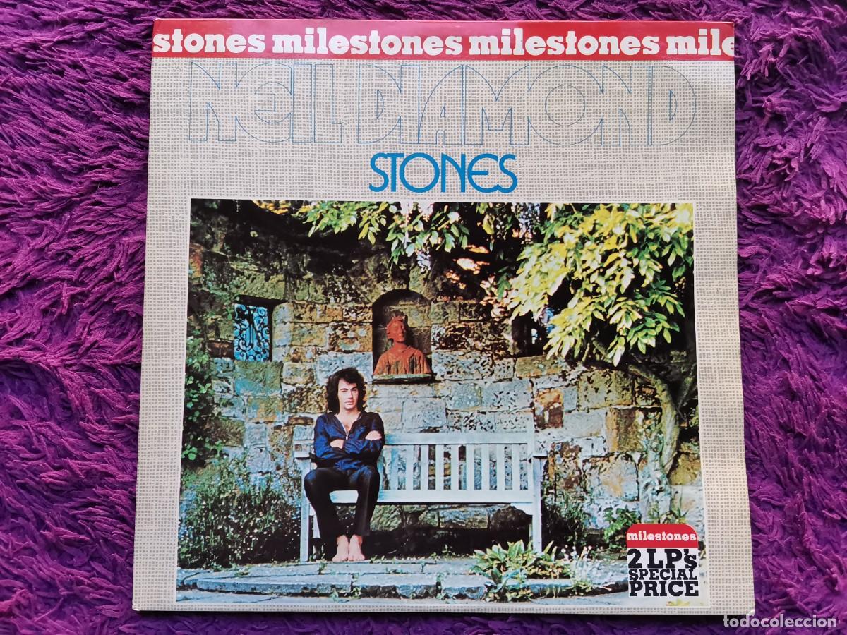 Discos de vinilo: Neil Diamond &ndash; Stones / Moods 2 x Vinilo LP Netherlands 5C 184-52096/97