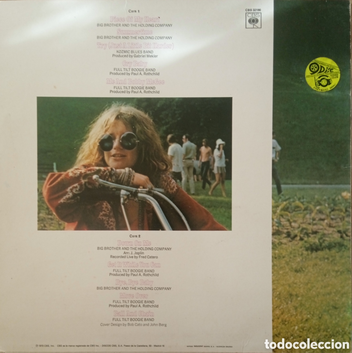 Discos de vinilo: Disco de vinilo Janis Joplin - Foto 2