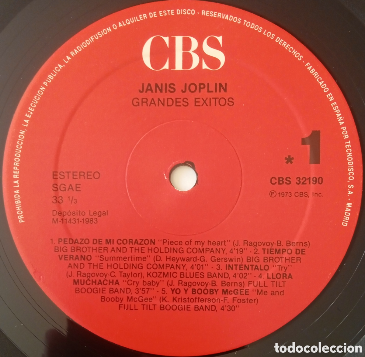 Discos de vinilo: Disco de vinilo Janis Joplin - Foto 3