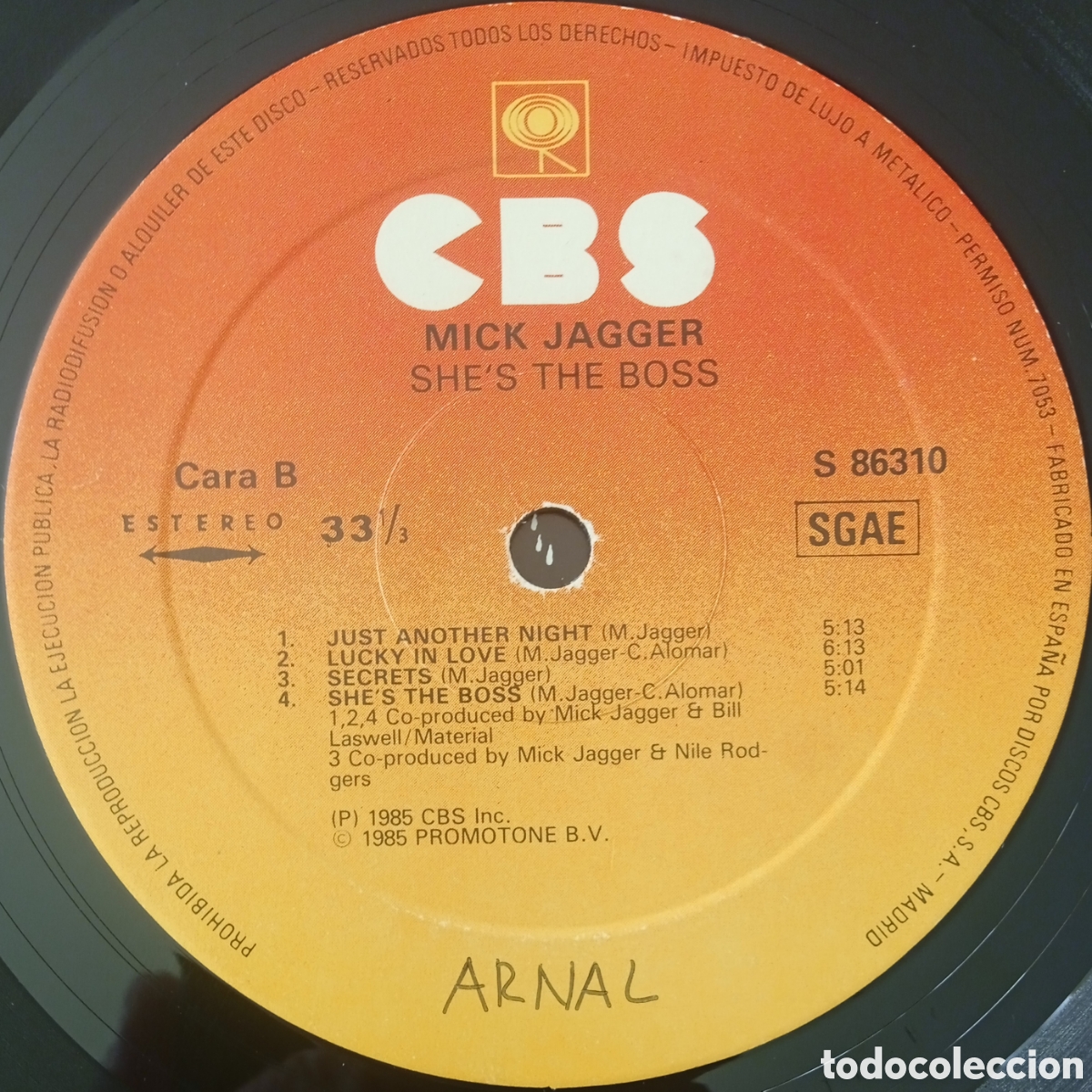 Discos de vinilo: Disco de vinilo Mick Jagger - Foto 6