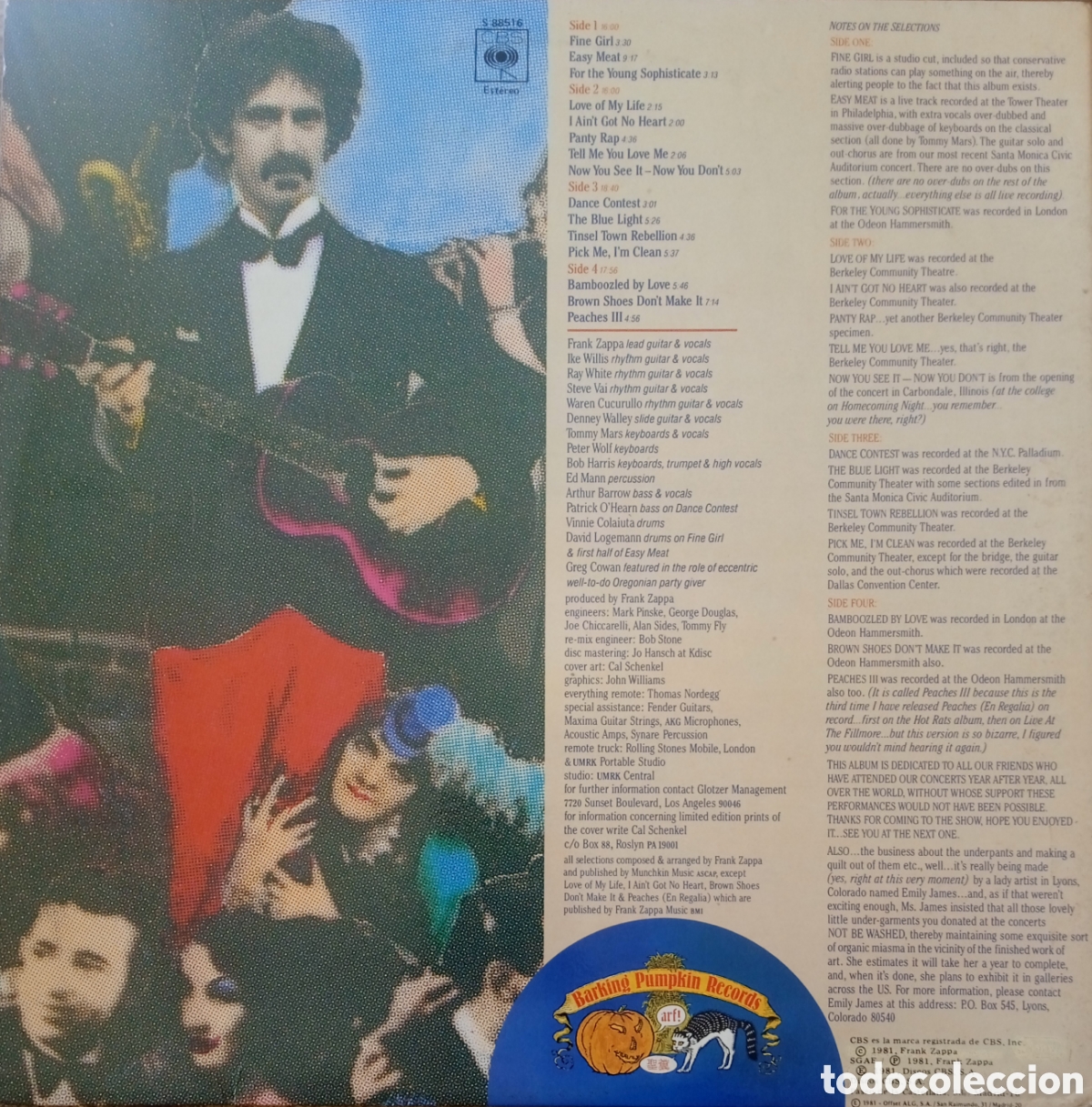 Discos de vinilo: Disco de vinilo Frank Zappa - Foto 2