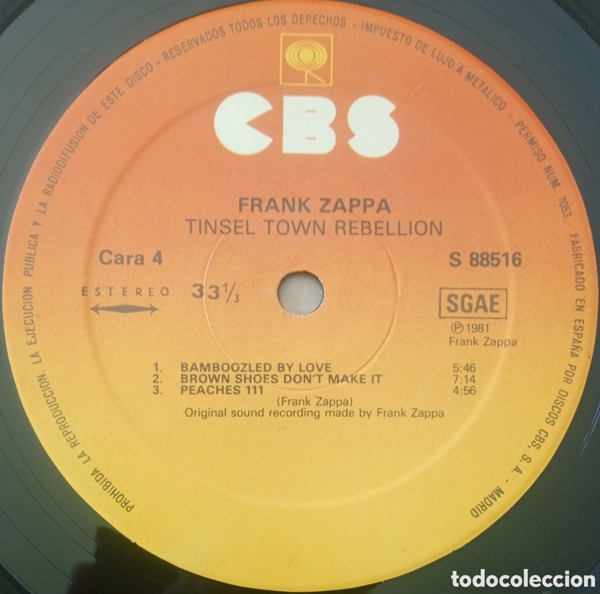 Discos de vinilo: Disco de vinilo Frank Zappa - Foto 7