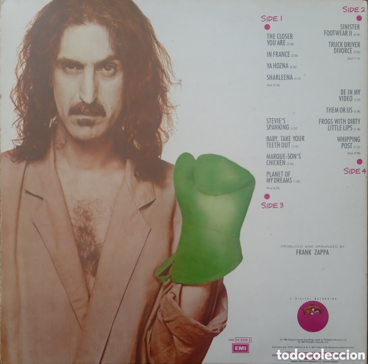 Discos de vinilo: Disco de vinilo Frank Zappa - Foto 2