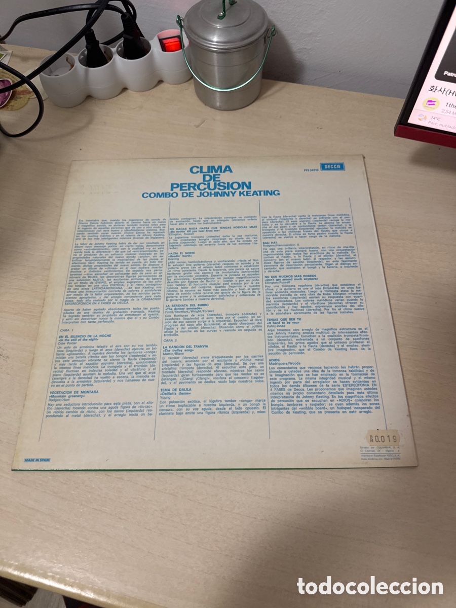 Discos de vinilo: DISCO VINILO CLIMA DE PERCUSION COMBO DE JOHNNY KEATING 1963 - Foto 4