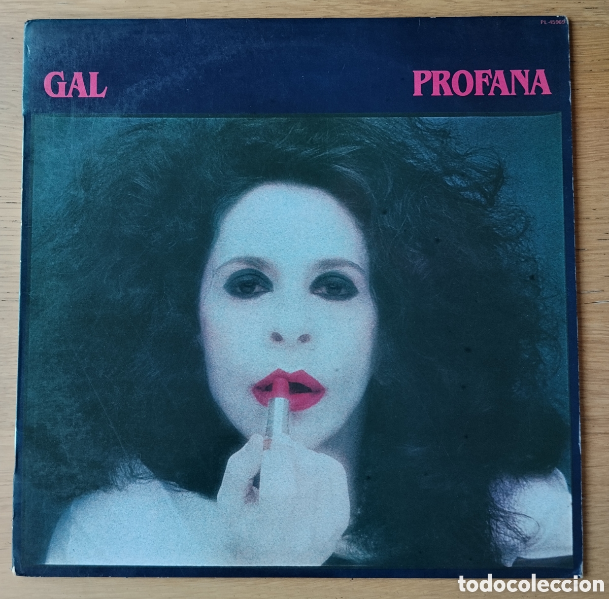 Discos de vinilo: GAL COSTA: &rdquo;PROFANA&rdquo; LP VINILO 1985- POP - MPB -BRASIL