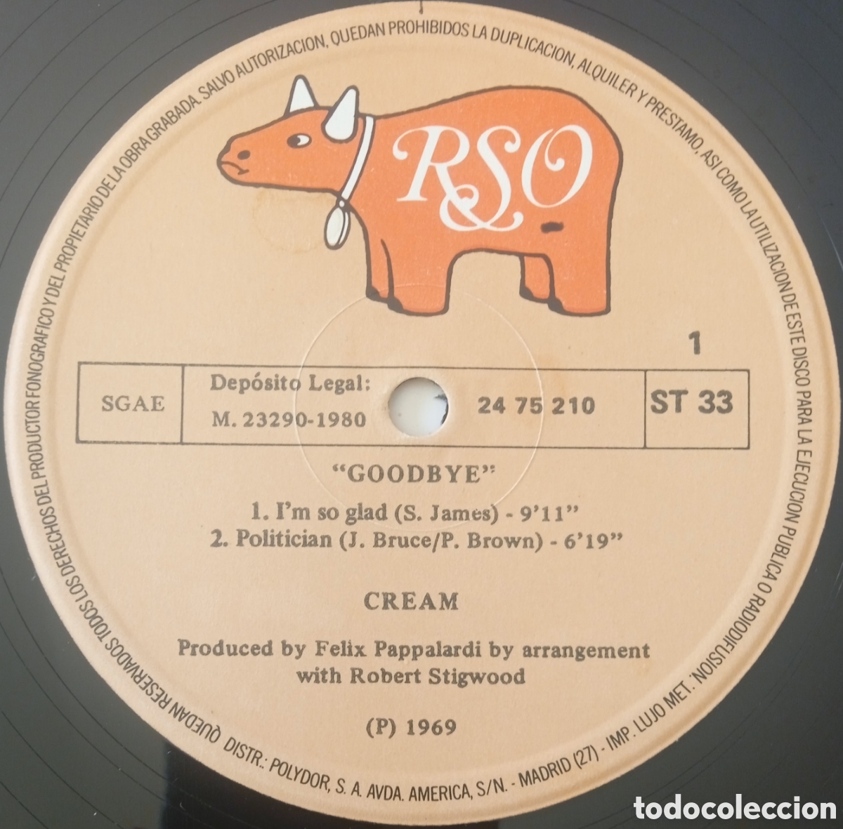 Discos de vinilo: Disco de vinilo Cream - Foto 4