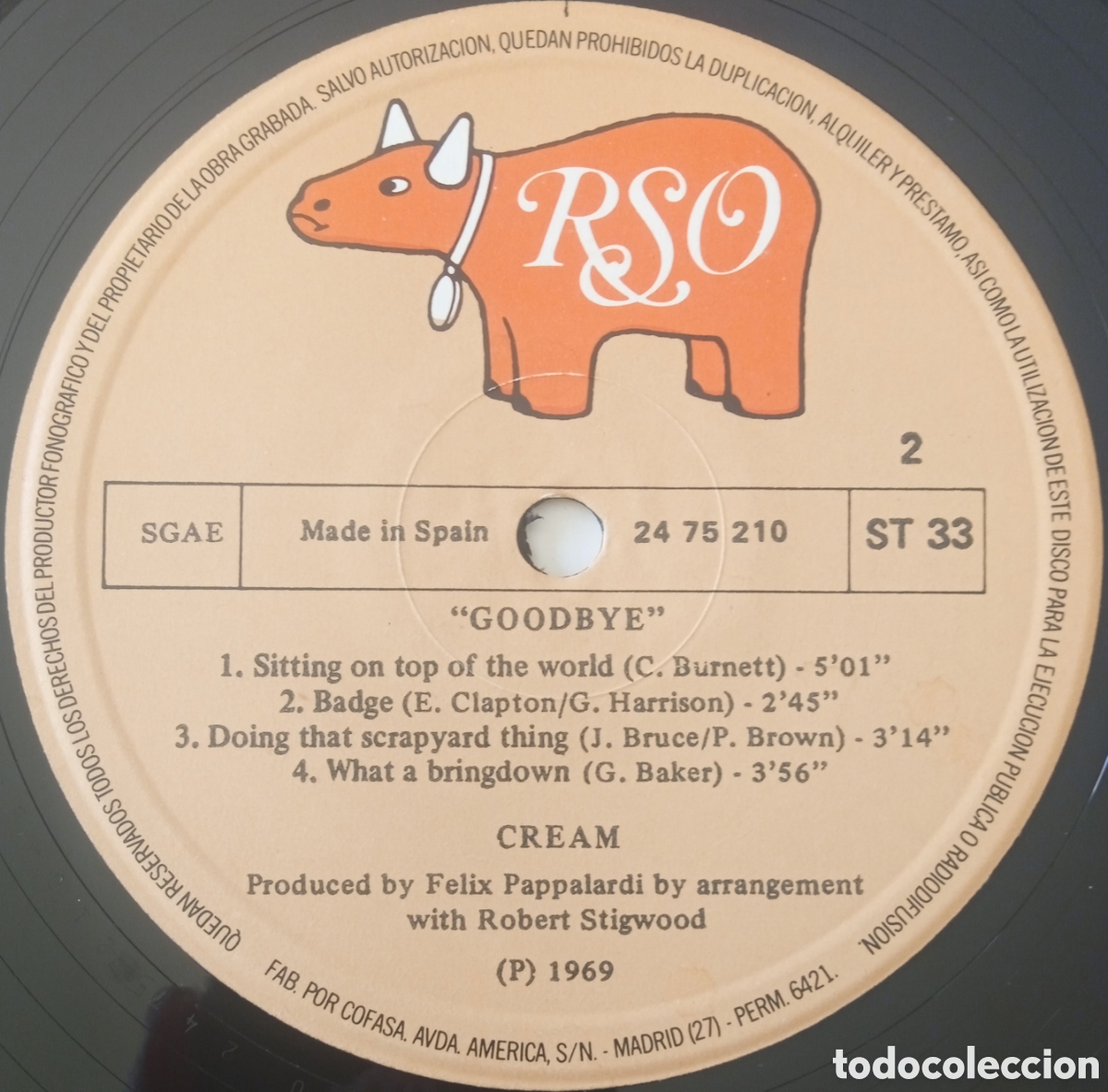 Discos de vinilo: Disco de vinilo Cream - Foto 5