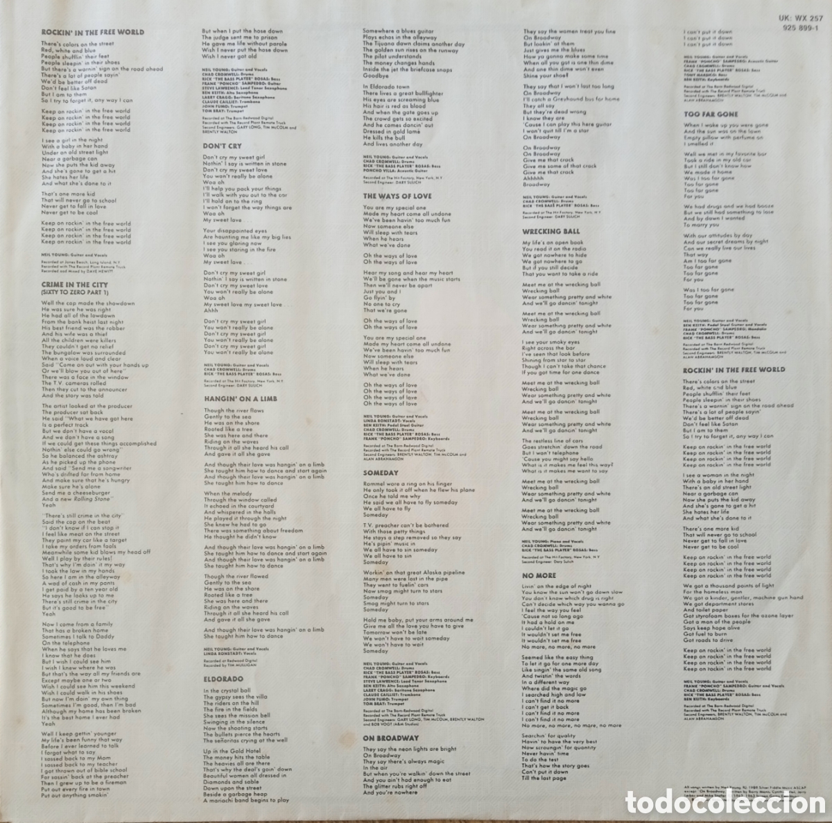 Discos de vinilo: Disco de vinilo Neil Young - Foto 3