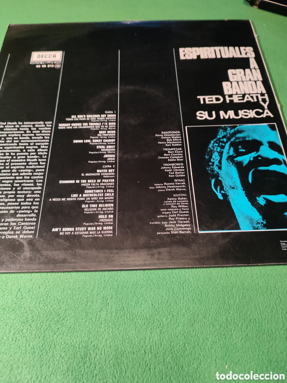 Discos de vinilo: Ted Heat - Espirituales a gran banda 1981 - Foto 2