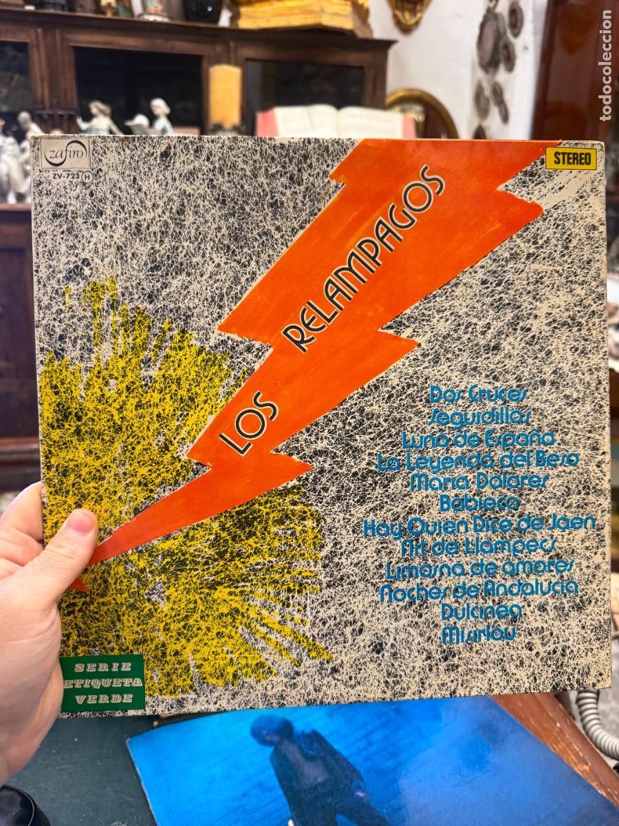 Vinyl records: LP LOS RELAMPAGOS - DOS CRUCES